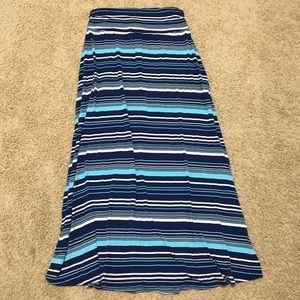 Merona striped Maxi skirt